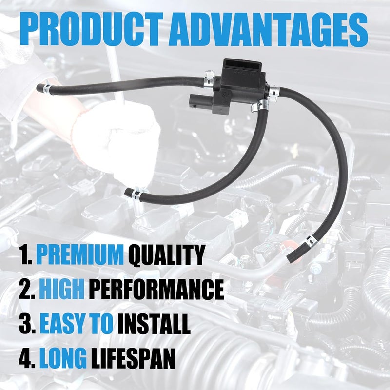 FRGOLIN Turbocharger Boost Solenoid Valve with Pipe Compatible with Ford Escape 2013-2016 Fiesta 2014-2019 Fusion 2013-2014 Transit Connect 2014-2016 Replaces 667-111 - Image 5